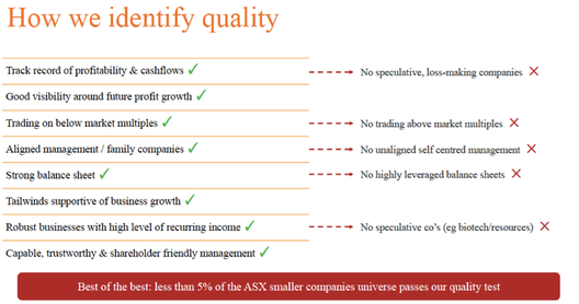How we identify quality stocks