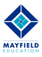 Logo of Mayfield Education (ASX: MFD), a Victorian-based childcare provider with 28 centres.